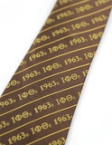 Big Boy Iota Phi Theta Divine 9 S3 Neck Tie [Brown]