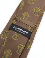 Big Boy Iota Phi Theta Divine 9 S2 Neck Tie [Brown]