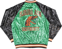 Big Boy Florida A&M Rattlers S4 Ladies Sequins Jacket [Green]