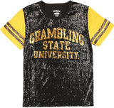 Big Boy Grambling State Tigers S6 Ladies Sequins Tee [Black]