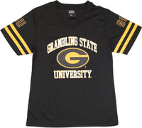 Big Boy Grambling State Tigers S1 Womens Football Jersey Tee [Black]