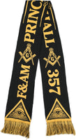 Big Boy Prince Hall Mason F&AM Divine S7 Scarf [Black]