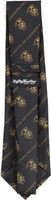 Big Boy Alpha Phi Alpha Divine 9 S2 Neck Tie [Black]