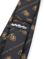 Big Boy Alpha Phi Alpha Divine 9 S2 Neck Tie [Black]