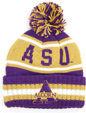 Big Boy Alcorn State Braves S254 Beanie With Ball [Purple]