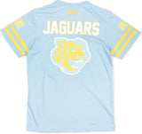 Big Boy Southern Jaguars Womens Football Tee [Sky Blue]