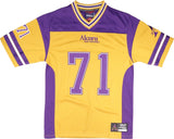 Big Boy Alcorn State Braves S14 Mens Football Jersey [Old Gold]