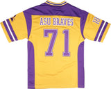 Big Boy Alcorn State Braves S14 Mens Football Jersey [Old Gold]