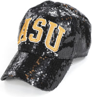 Big Boy Alabama State Hornets S144 Ladies Sequins Cap [Black]