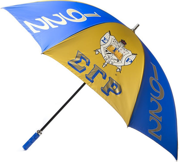 Sigma Gamma Rho Jumbo Umbrella [Blue/Gold]