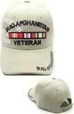 Iraq-Afghanistan Veteran Ribbon Shadow Mens Cap [Baseball Cap - Beige]