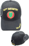 24th Infantry Side Shadow Mens Cap [Black]