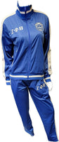 Buffalo Dallas Zeta Phi Beta Vintage Track Suit [Blue]