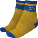 Sigma Gamma Rho Quarter Socks [Gold]