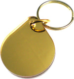 Sigma Gamma Rho Domed Crest Key Chain [Gold]