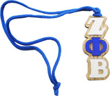 Zeta Phi Beta Oak Wood Backed Medallion [Brown]