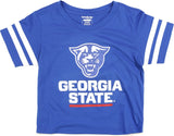 Big Boy Georgia State Panthers S4 Cropped Womens Tee [Royal Blue]