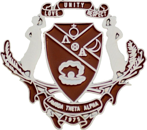 Lambda Theta Alpha Crest Lapel Pin [Silver]