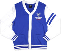 Big Boy Georgia State Panthers S4 Mens Cardigan [Royal Blue]