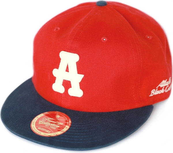 Big Boy Atlanta Black Crackers Heritage Collection S142 Mens Snapback Cap [Red]