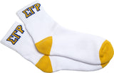 Sigma Gamma Rho Ankle Socks [White]