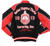 Big Boy Delta Sigma Theta Divine 9 S12 Racing Twill Jacket [Black]