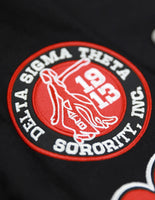 Big Boy Delta Sigma Theta Divine 9 S12 Racing Twill Jacket [Black]