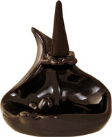 Backflow Hollow Incense Cone Burner [Brown]