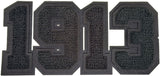 Delta Sigma Theta Year 1913 Black Series Chenille Iron-On Patch [Black]