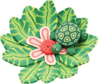 Fimo Round Turtle Dish Incense Burner [Green]