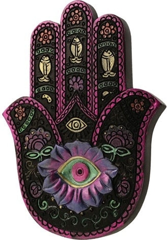 Hamsa Incense Burner [Purple]