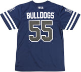 Big Boy Butler Bulldogs S1 Womens Football Jersey Tee [Navy Blue]