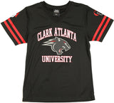 Big Boy Clark Atlanta Panthers S1 Womens Football Jersey Tee [Black]