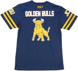 Big Boy Johnson C. Smith Golden Bulls S1 Womens Football Jersey Tee [Navy Blue]