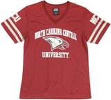 Big Boy North Carolina Central Eagles S1 Womens Jersey Tee [Maroon]