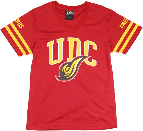 Big Boy District Of Columbia Firebirds S1 Womens Jersey Tee [Crimson Red]