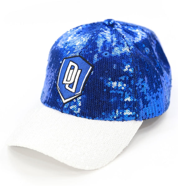 Big Boy Dillard Bleu Devils S145 Womens Sequins Cap [Royal Blue]