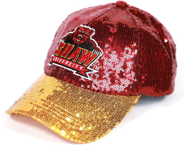 Big Boy Shaw Bears S145 Womens Sequins Cap [Maroon]