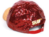 Big Boy Shaw Bears S145 Womens Sequins Cap [Maroon]