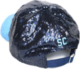 Big Boy Spelman Jaguars S145 Womens Sequins Cap [Sky Blue]