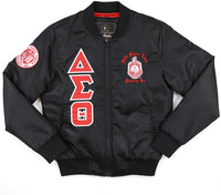 Big Boy Delta Sigma Theta Divine 9 S1 Bomber Jacket [Black]