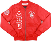 Big Boy Delta Sigma Theta Divine 9 S1 Bomber Jacket [Red]