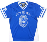 Big Boy Zeta Phi Beta Divine 9 S16 Football Jersey [Royal Blue]