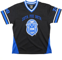 Big Boy Zeta Phi Beta Divine 9 S16 Football Jersey [Black]