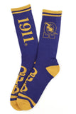 Big Boy Omega Psi Phi Divine 9 S5 Athletic Socks [Purple]