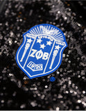 Big Boy Zeta Phi Beta Divine 9 S4 Sequins Jacket [Black]