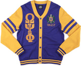 Big Boy Omega Psi Phi Divine 9 S6 Cardigan [Purple]