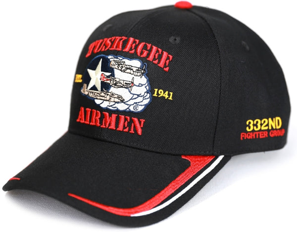 Big Boy Tuskegee Airmen S164 Mens Cap [Black]