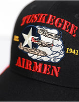 Big Boy Tuskegee Airmen S164 Mens Cap [Black]