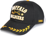 Big Boy Buffalo Soldiers S156 Mens Ball Cap [Black]